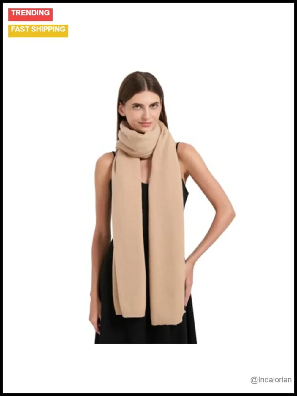 Cashmere Blend Wrap Shawl Pashmina Womens Travel Stole Extra Large